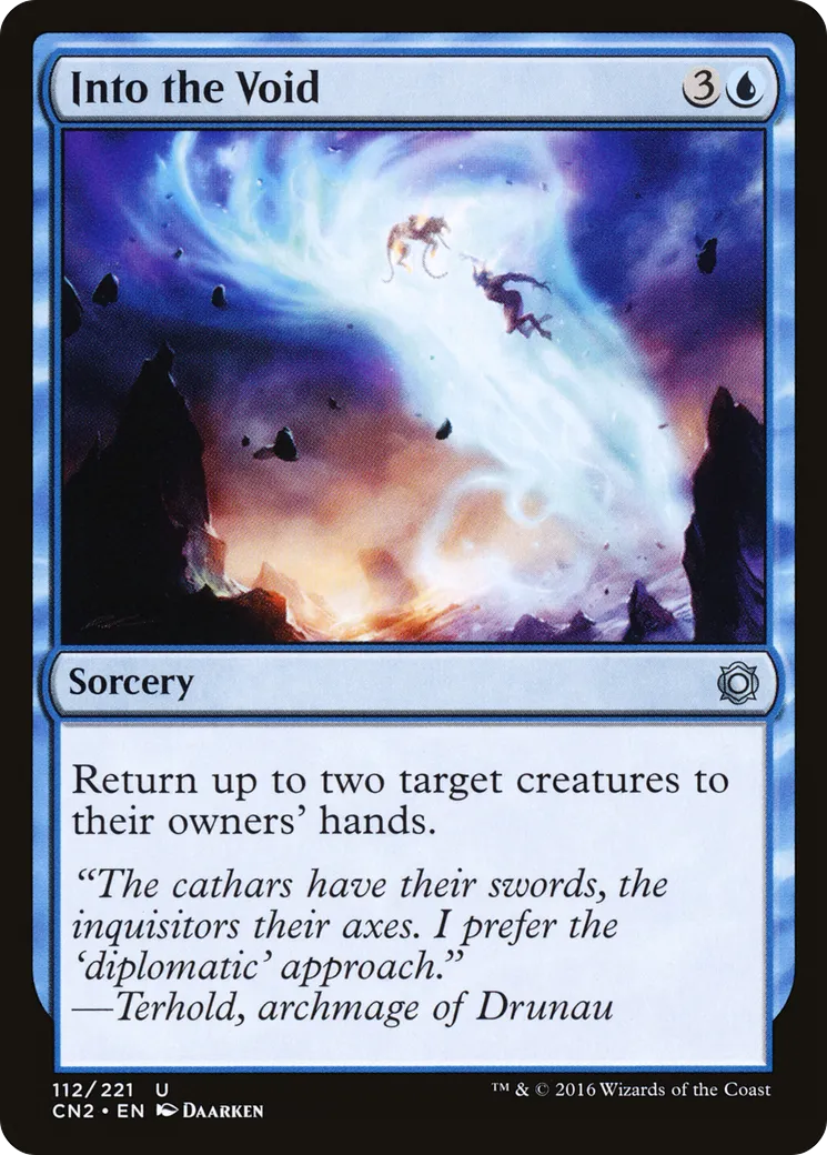 Vers le néant — Conspiracy: Take the Crown — Magic: The Gathering