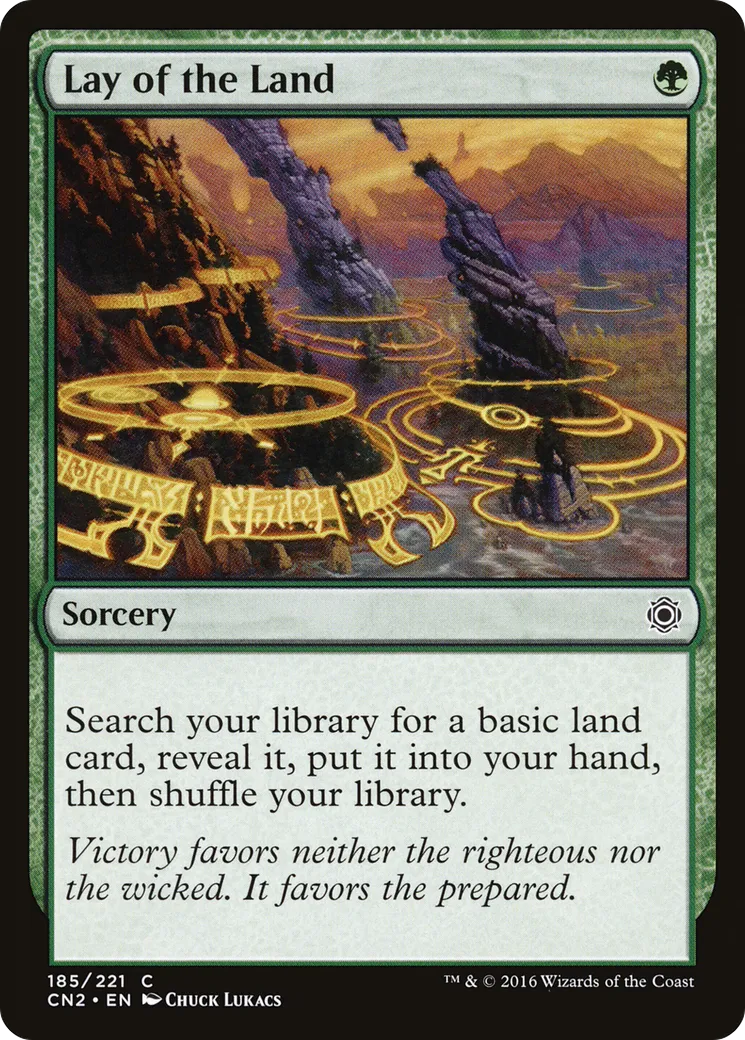 Lay of the Land — Conspiracy: Take the Crown — Magic: The Gathering