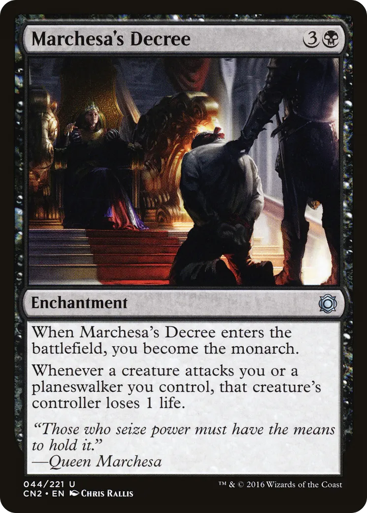 Marchesa's Decree — Conspiracy: Take the Crown — Magic: The Gathering