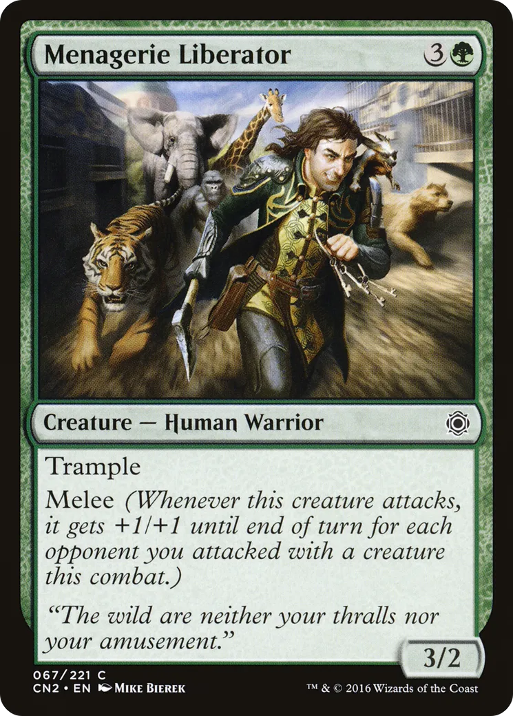 Menagerie Liberator — Conspiracy: Take the Crown — Magic: The Gathering