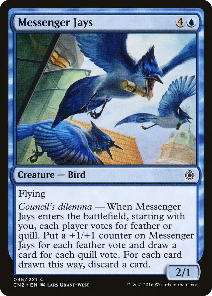 Messenger Jays — Conspiracy: Take the Crown — Magic: The Gathering