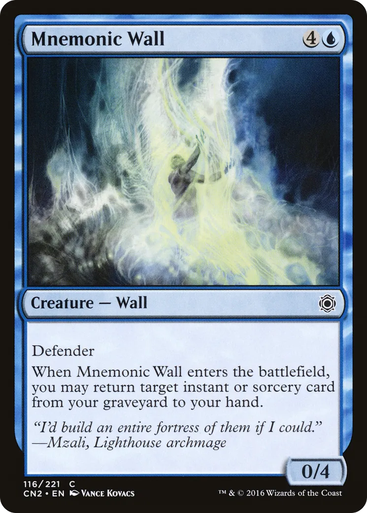 Mnemonic Wall — Conspiracy: Take the Crown — Magic: The Gathering