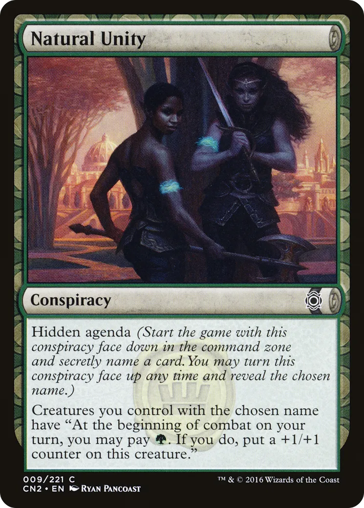 Natural Unity — Conspiracy: Take the Crown — Magic: The Gathering