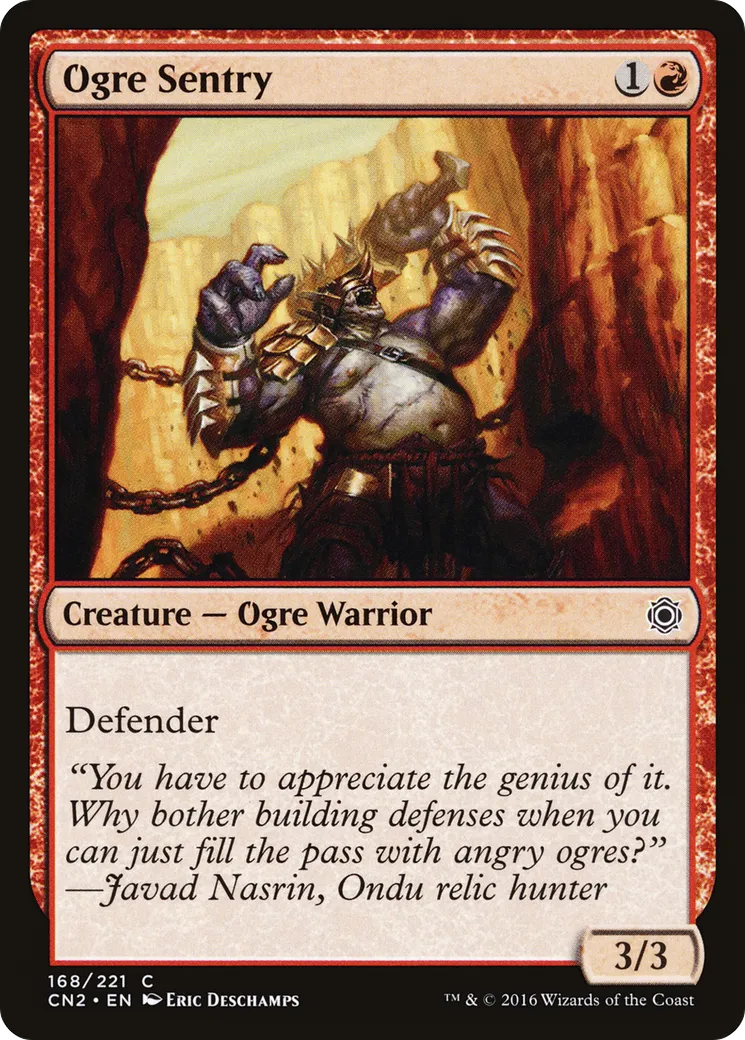 Sentinelle ogre — Conspiracy: Take the Crown — Magic: The Gathering