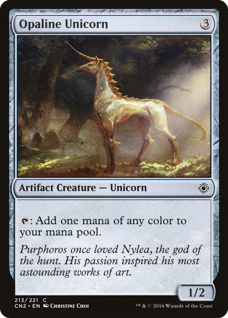 Licorne d'opaline — Conspiracy: Take the Crown — Magic: The Gathering