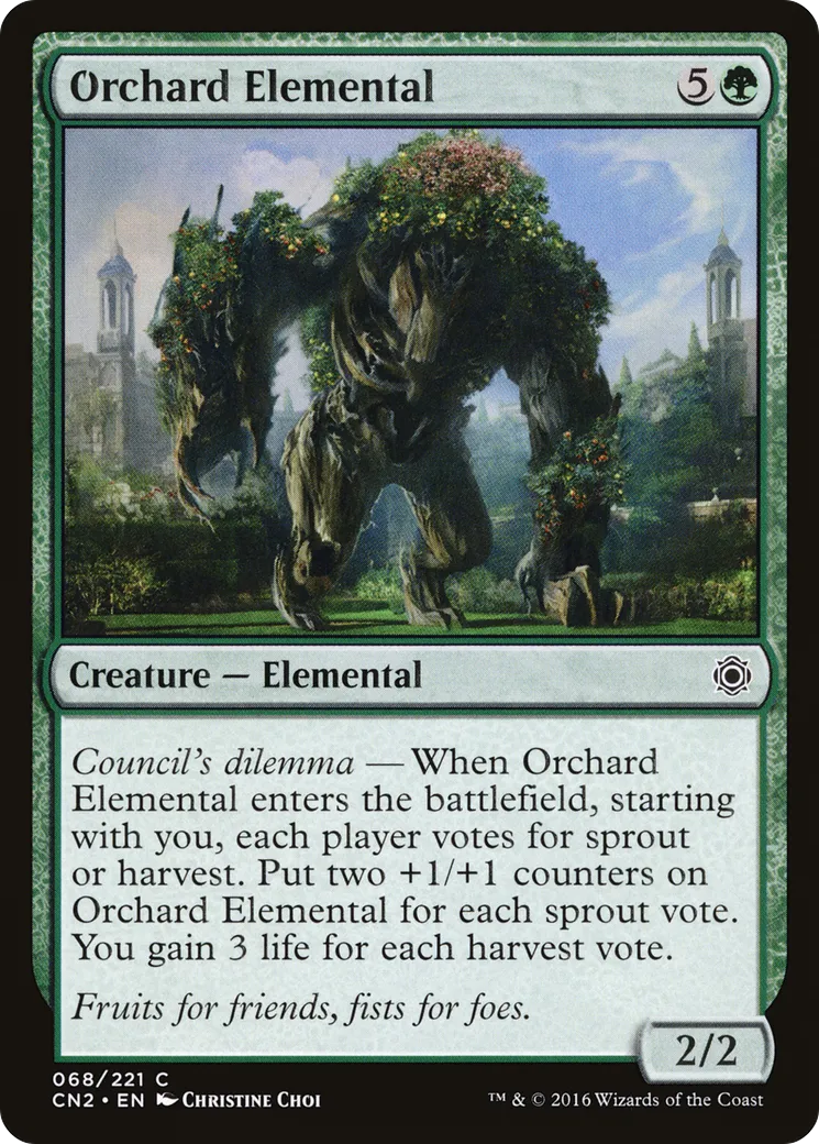 Orchard Elemental — Conspiracy: Take the Crown — Magic: The Gathering