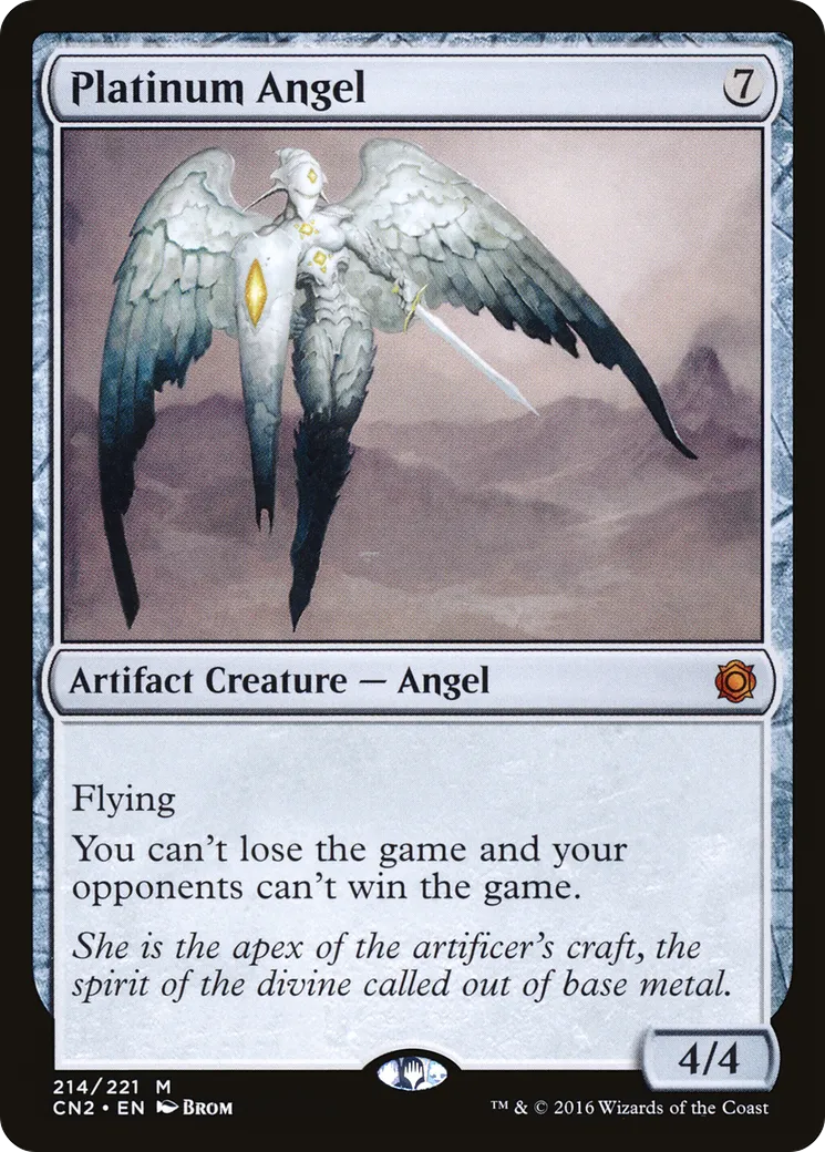 Platinum Angel — Conspiracy: Take the Crown — Magic: The Gathering