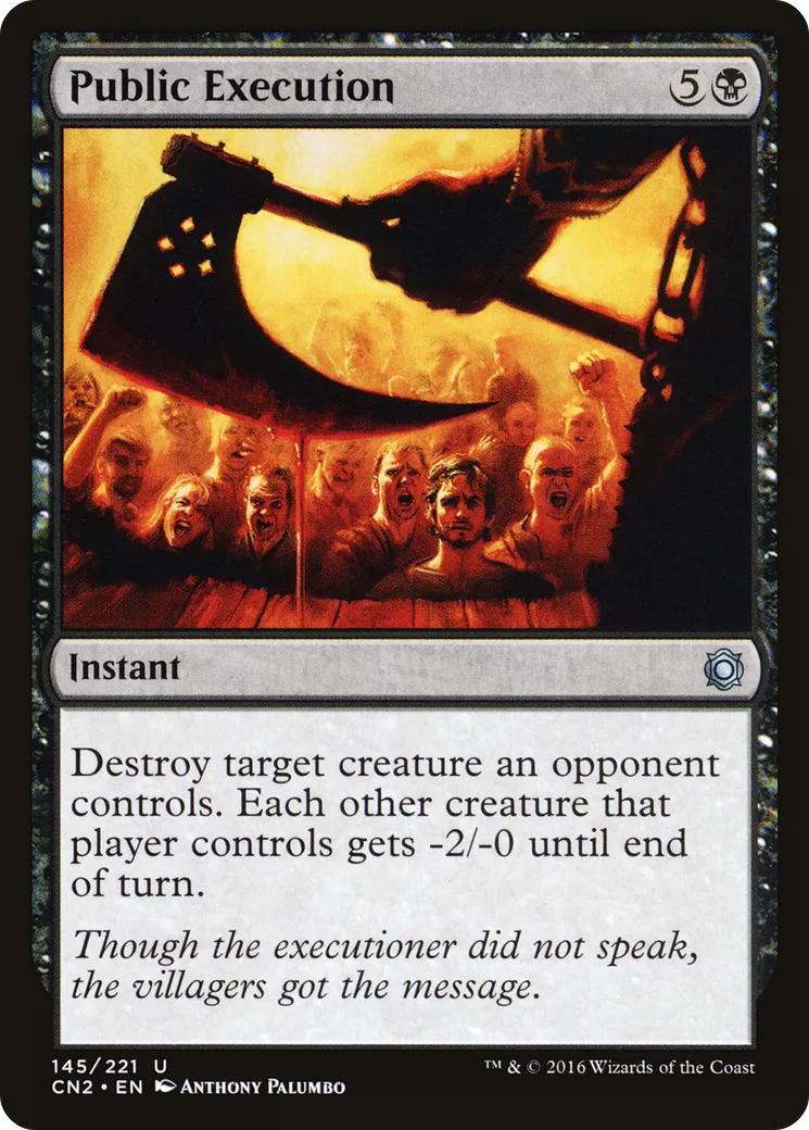 Exécution publique — Conspiracy: Take the Crown — Magic: The Gathering
