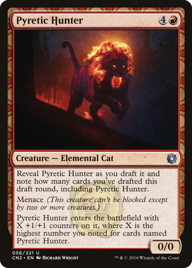 Pyretic Hunter — Conspiracy: Take the Crown — Magic: The Gathering