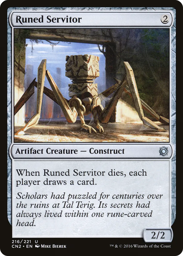 Runed Servitor — Conspiracy: Take the Crown — Magic: The Gathering