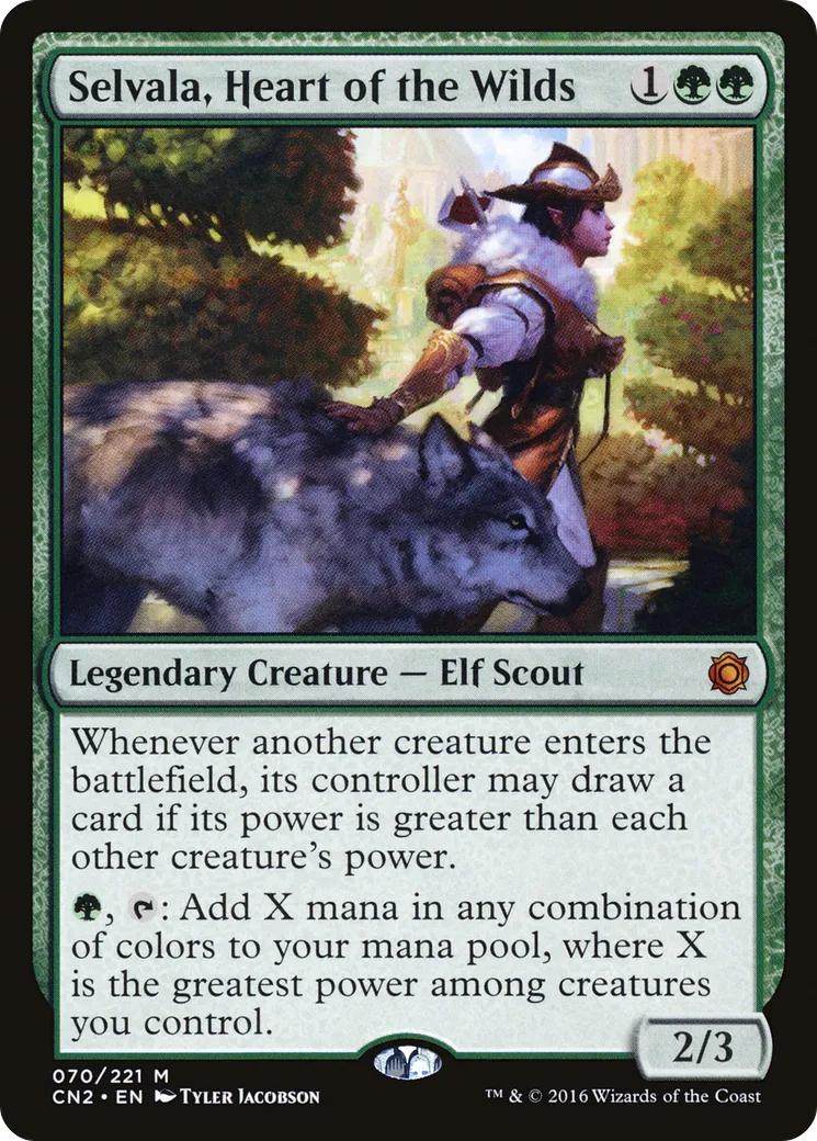 Selvala, Heart of the Wilds — Conspiracy: Take the Crown — Magic: The Gathering