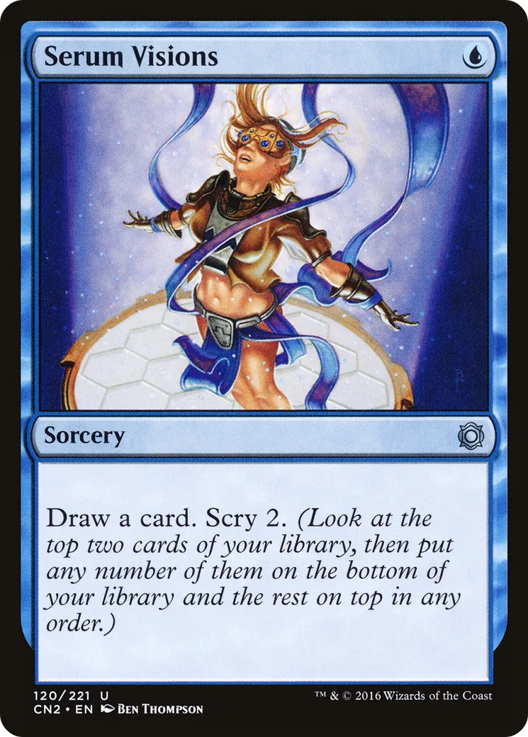 Visions nées du sérum — Conspiracy: Take the Crown — Magic: The Gathering