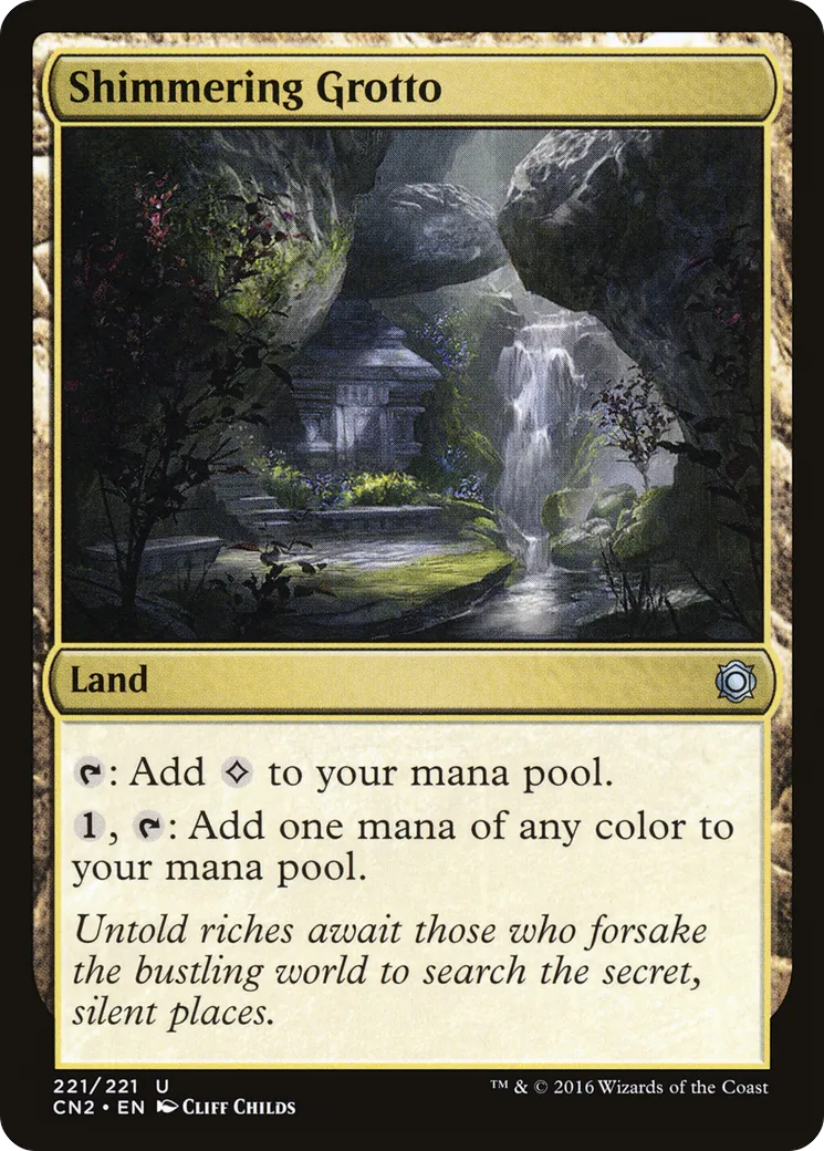 Shimmering Grotto — Conspiracy: Take the Crown — Magic: The Gathering