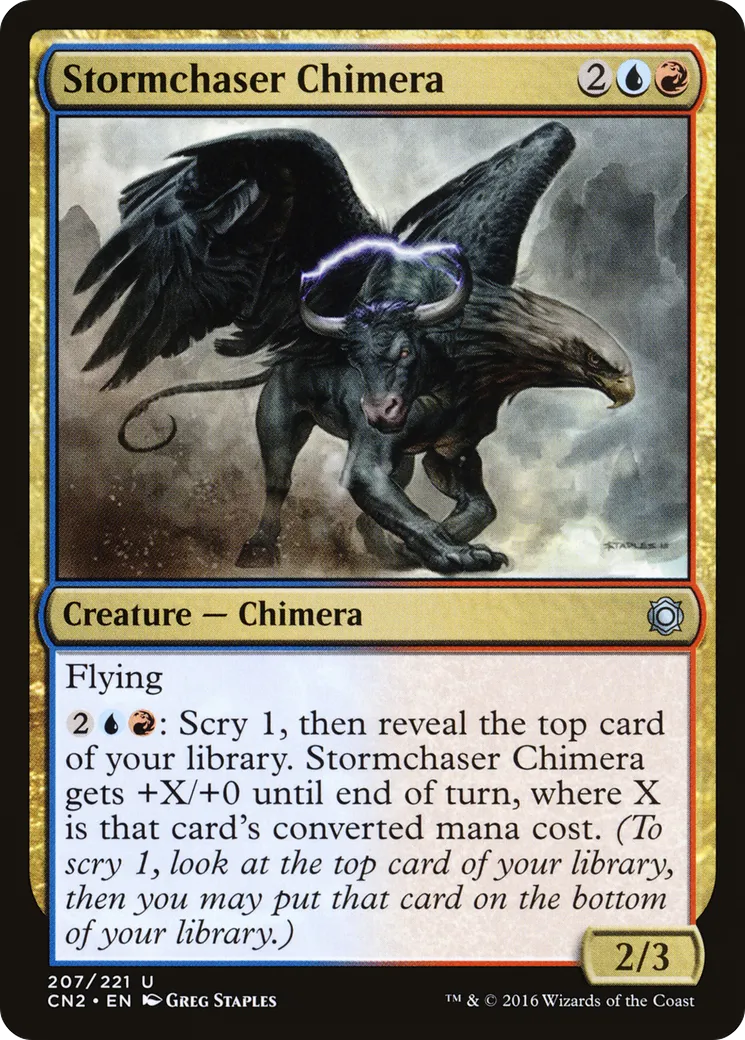 Stormchaser Chimera — Conspiracy: Take the Crown — Magic: The Gathering