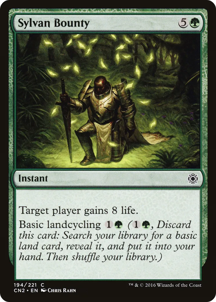 Sylvan Bounty from Conspiracy: Take the Crown - Magic: The Gathering