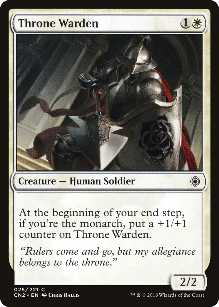 Throne Warden — Conspiracy: Take the Crown — Magic: The Gathering