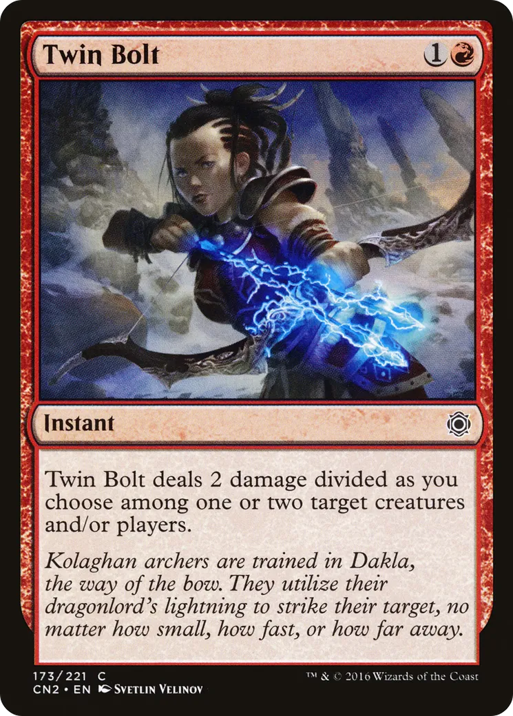 Twin Bolt — Conspiracy: Take the Crown — Magic: The Gathering