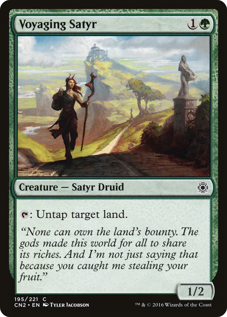 Satyre voyageur — Conspiracy: Take the Crown — Magic: The Gathering