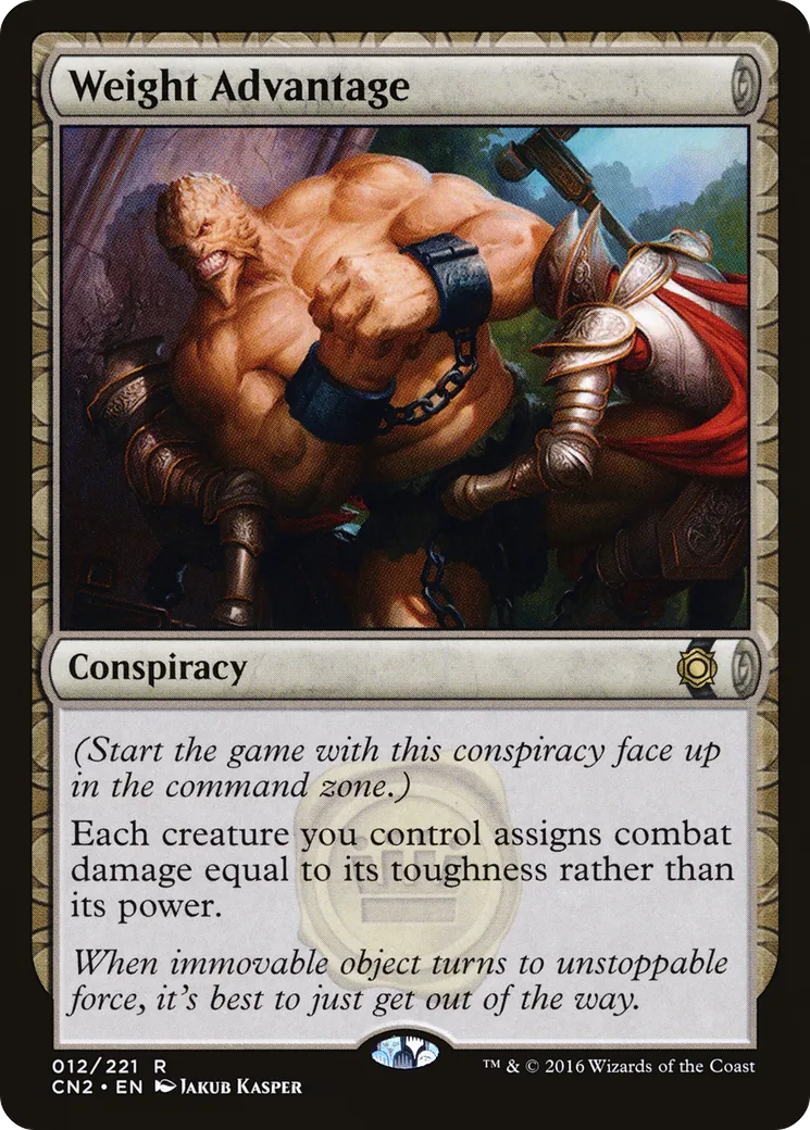 Weight Advantage from Conspiracy: Take the Crown - Magic: The Gathering