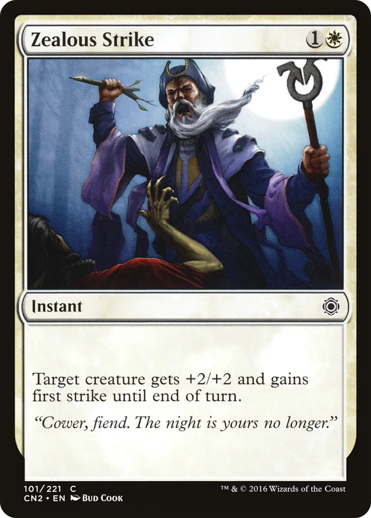 Frappe zélée — Conspiracy: Take the Crown — Magic: The Gathering
