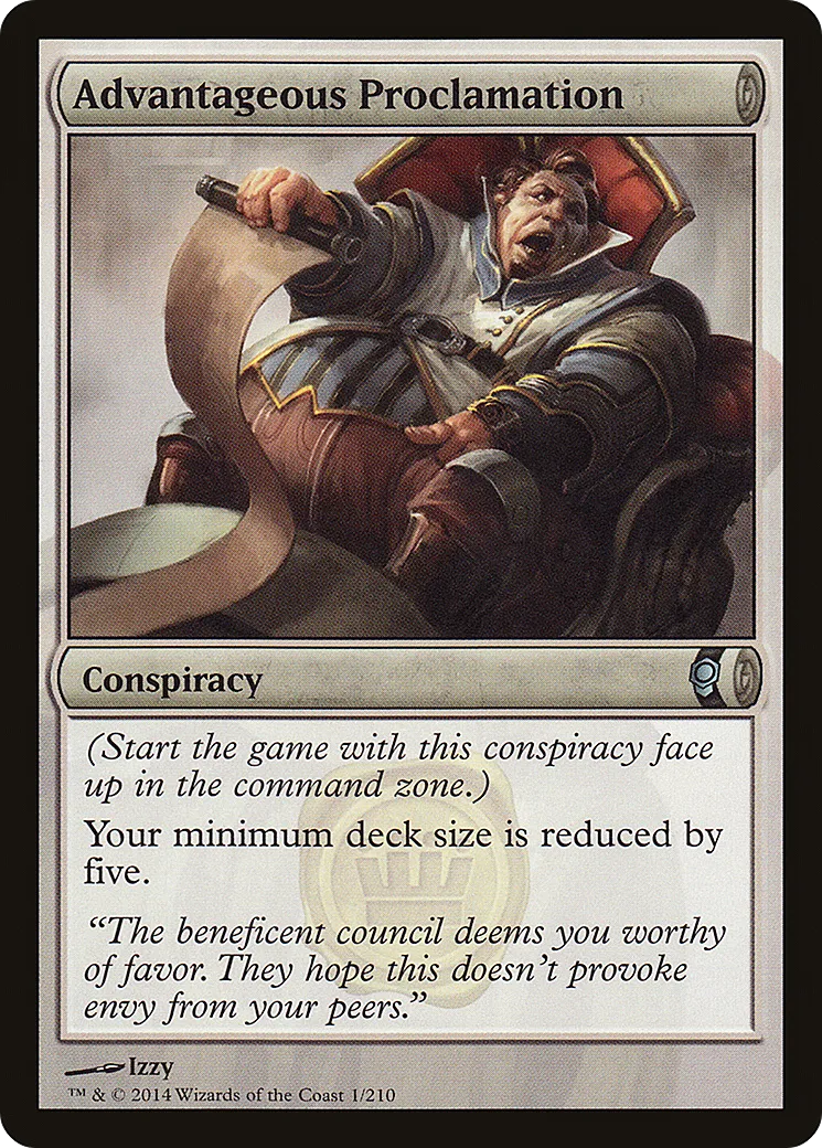 Advantageous Proclamation — Conspiracy — Magic: The Gathering