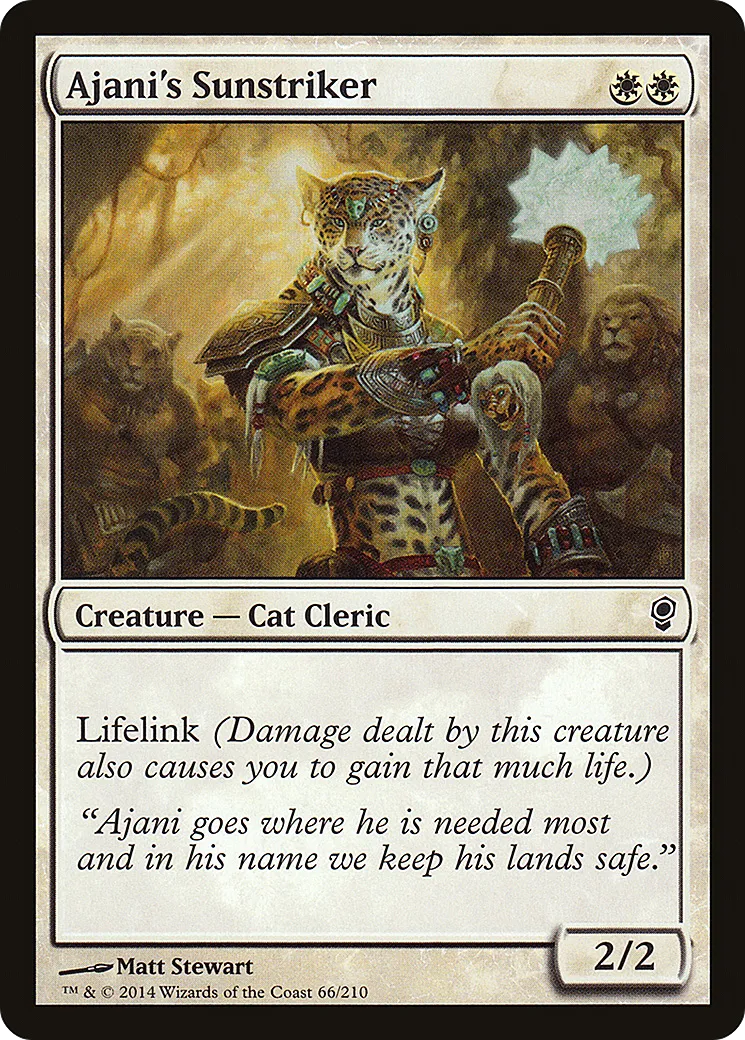 Ajani's Sunstriker — Conspiracy — Magic: The Gathering