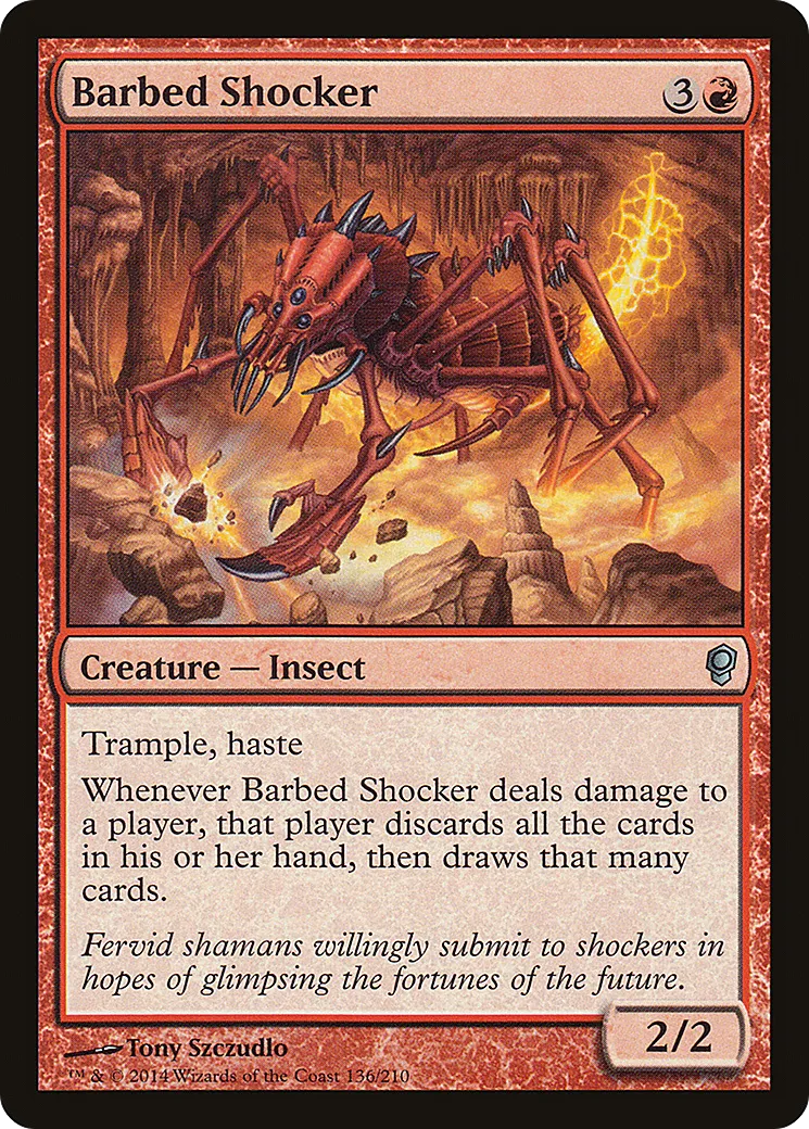 Barbed Shocker — Conspiracy — Magic: The Gathering