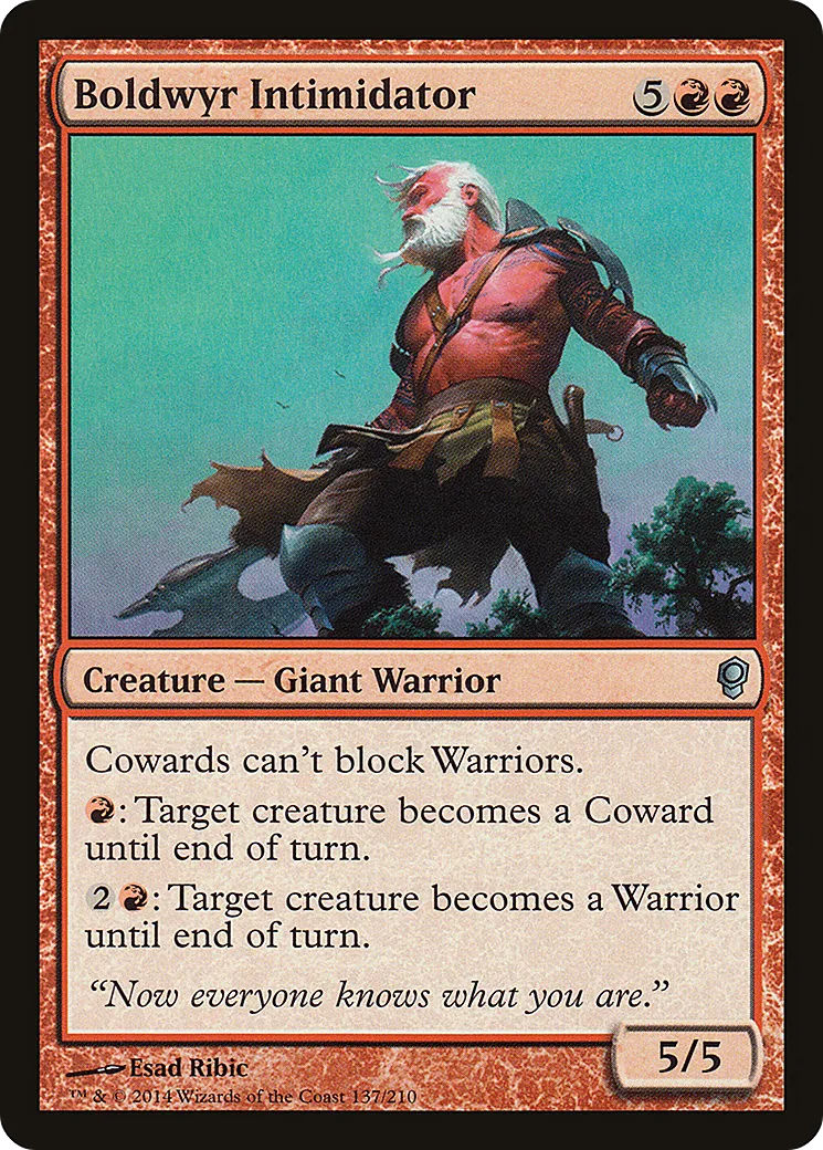 Boldwyr Intimidator from Conspiracy - Magic: The Gathering