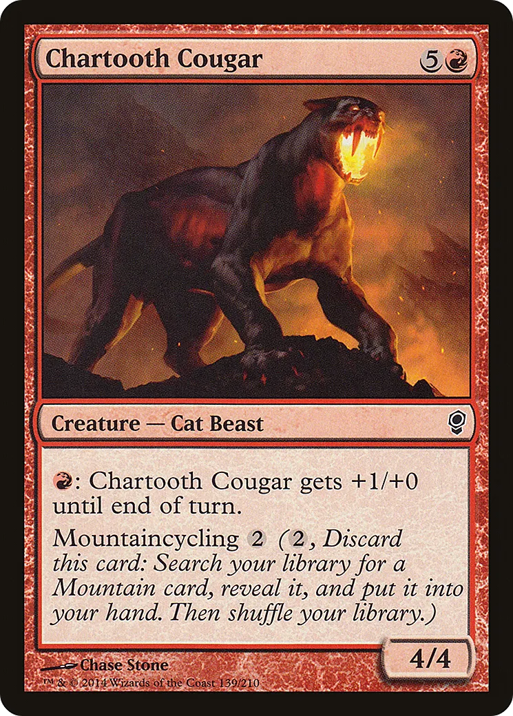 Chartooth Cougar from Conspiracy - Magic: The Gathering
