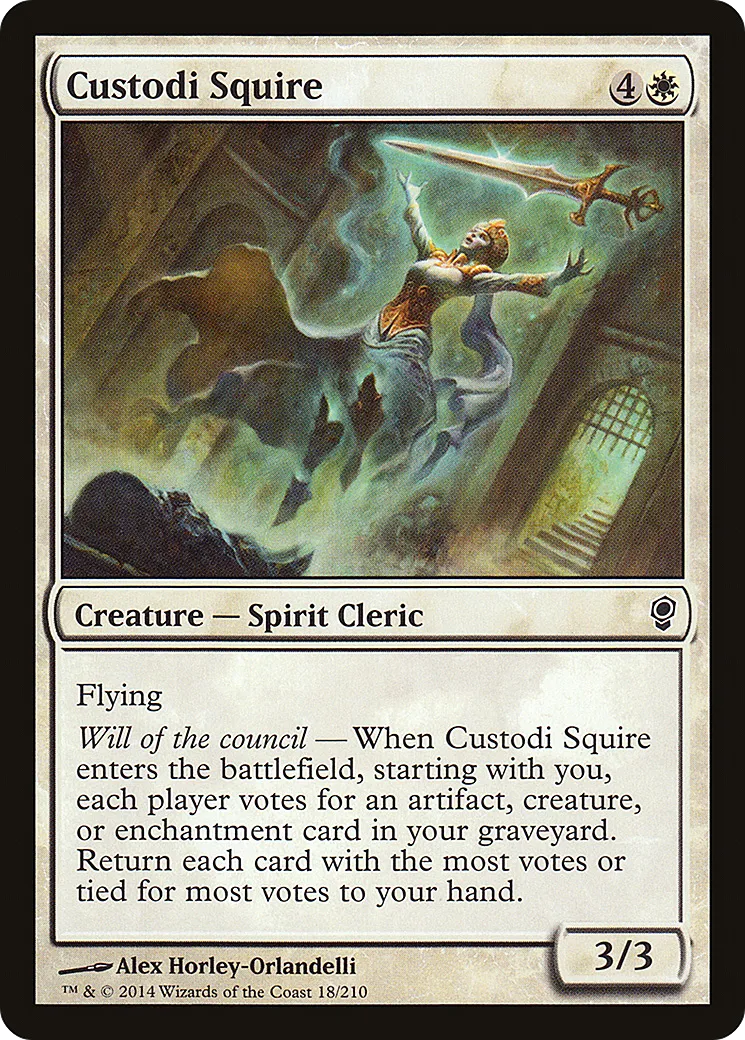 Custodi Squire — Conspiracy — Magic: The Gathering