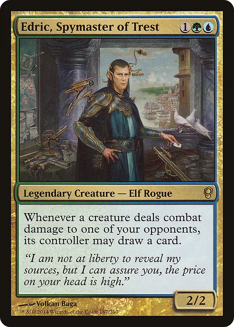 Edric, maître espion de Trest — Conspiracy — Magic: The Gathering