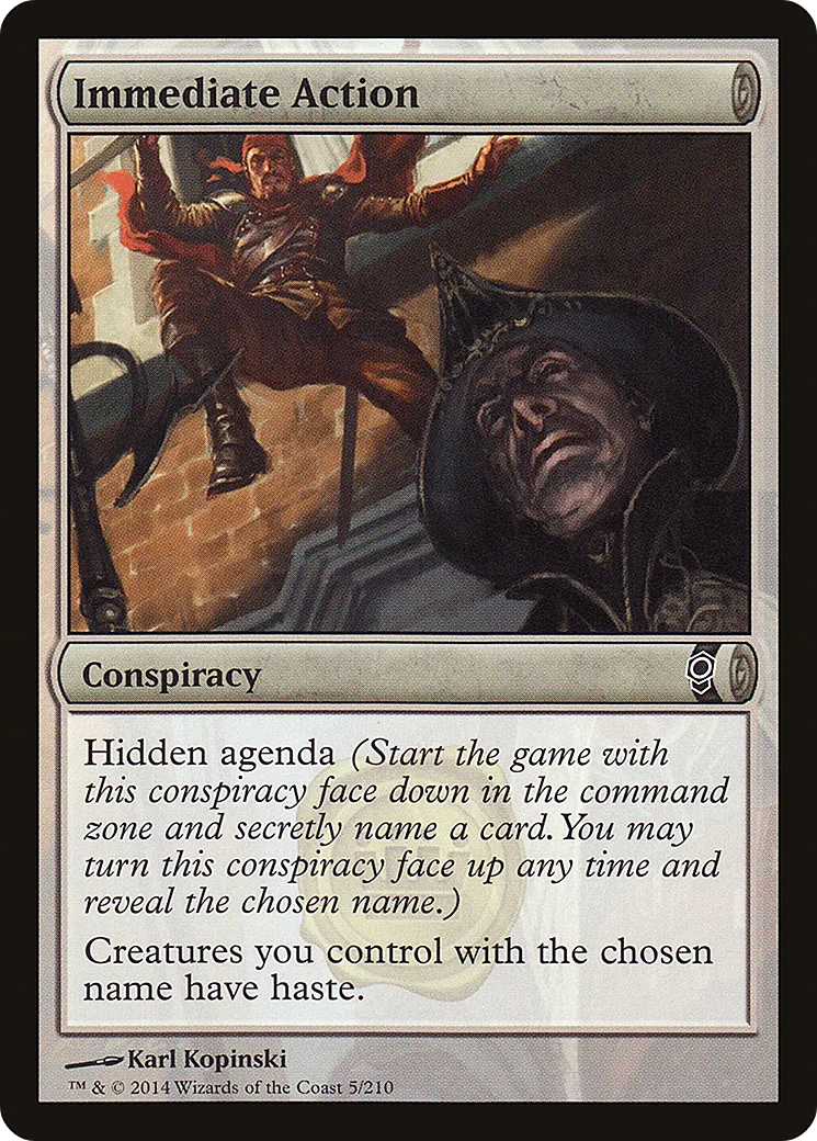 Immediate Action — Conspiracy — Magic: The Gathering