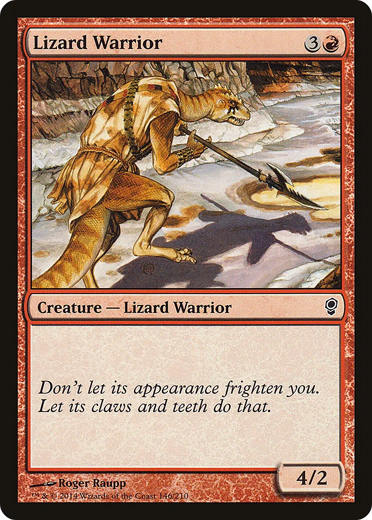 Lizard Warrior — Conspiracy — Magic: The Gathering