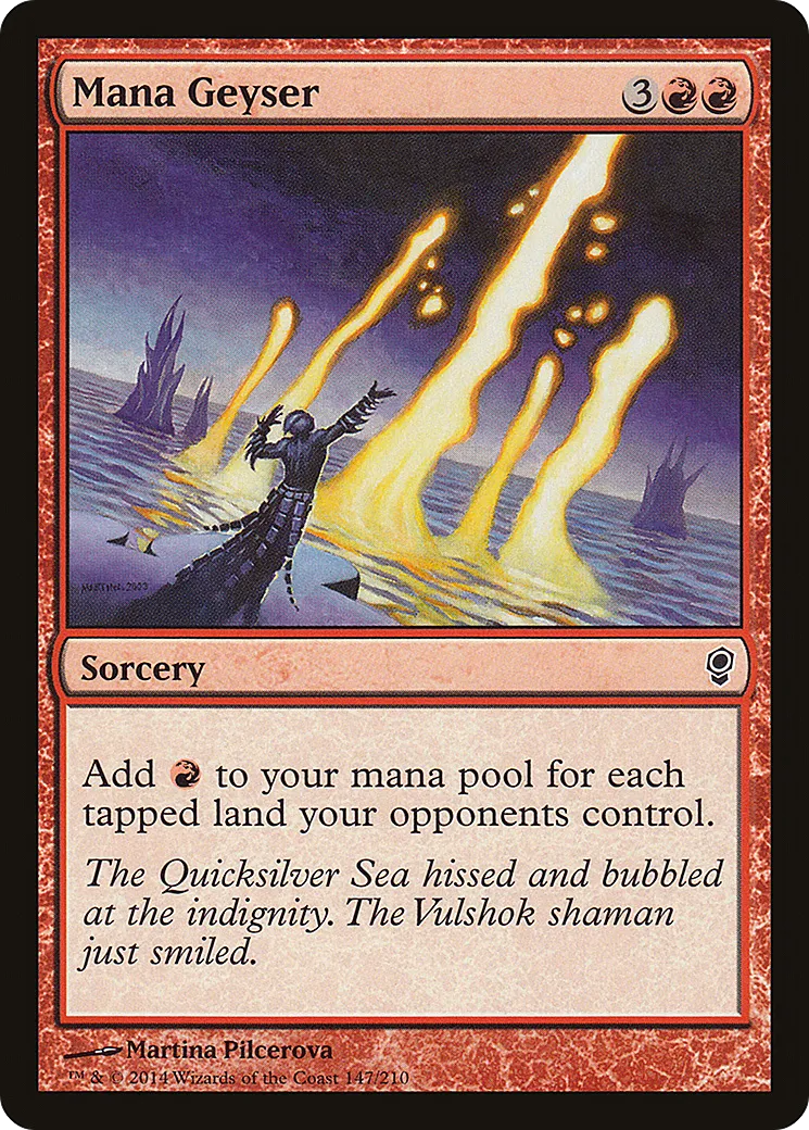 Mana Geyser — Conspiracy — Magic: The Gathering