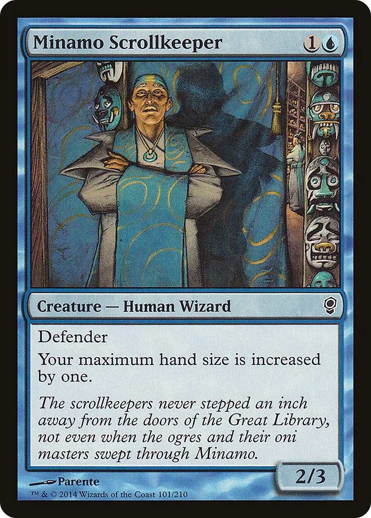 Gardien des parchemins de Minamo from Conspiracy - Magic: The Gathering