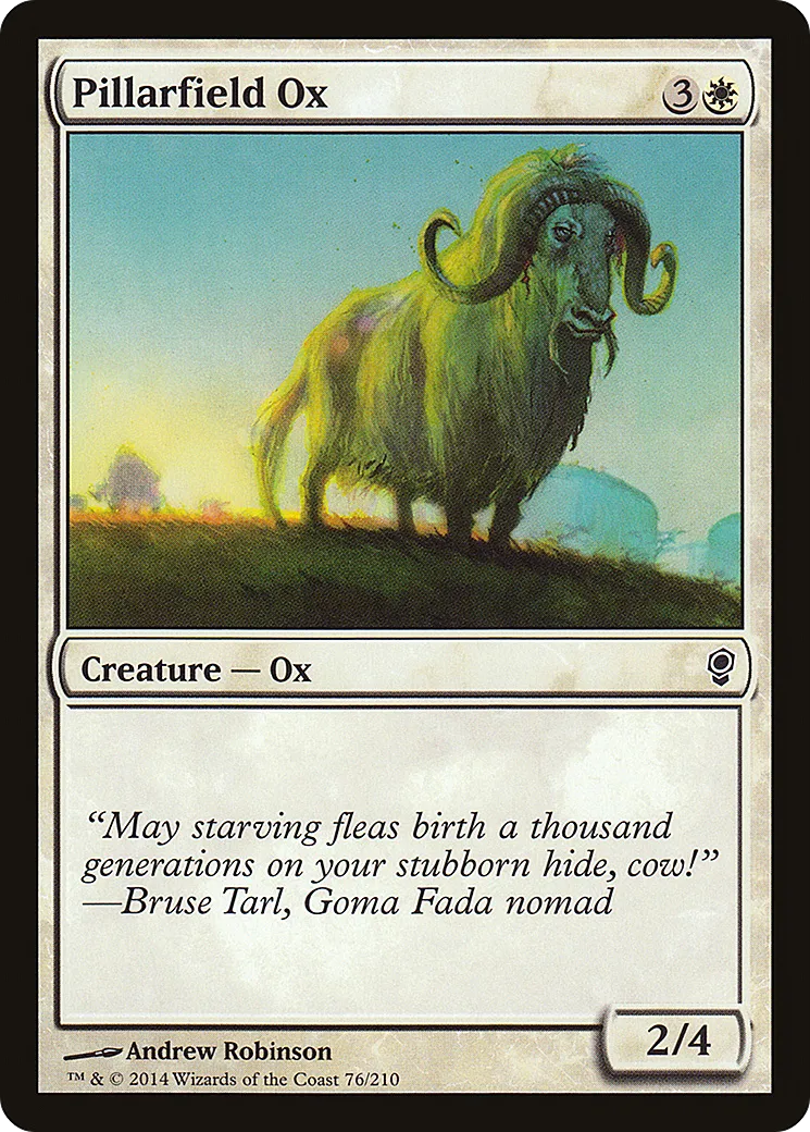 Pillarfield Ox — Conspiracy — Magic: The Gathering
