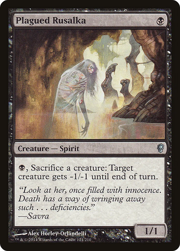 Plagued Rusalka — Conspiracy — Magic: The Gathering