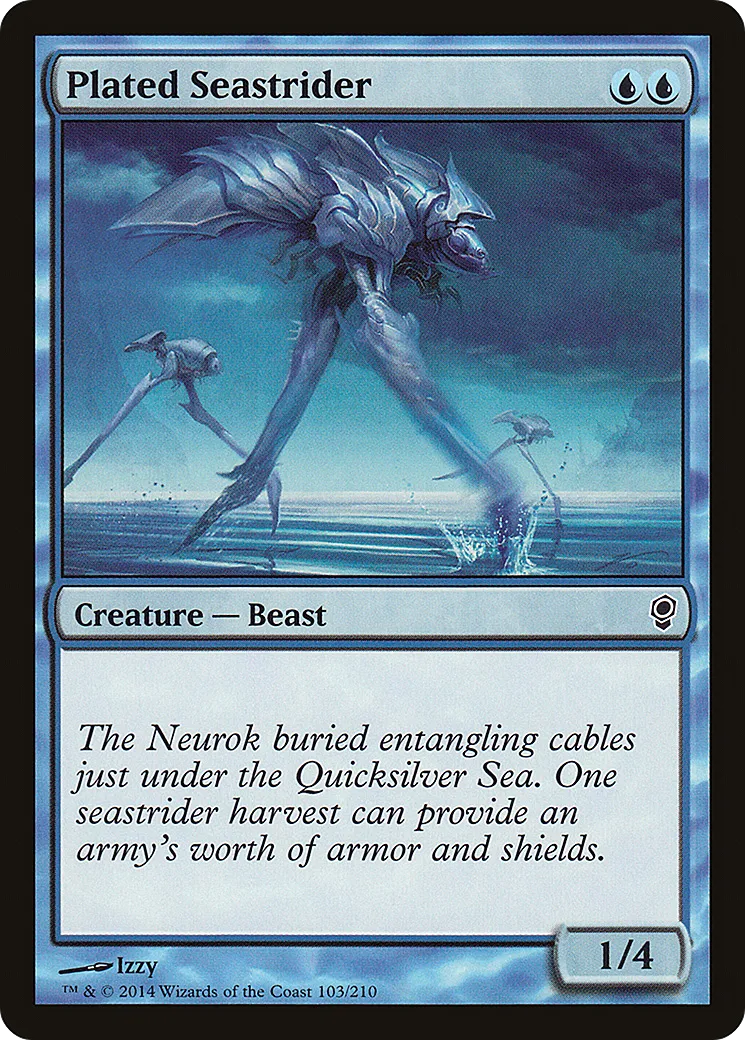Plated Seastrider — Conspiracy — Magic: The Gathering