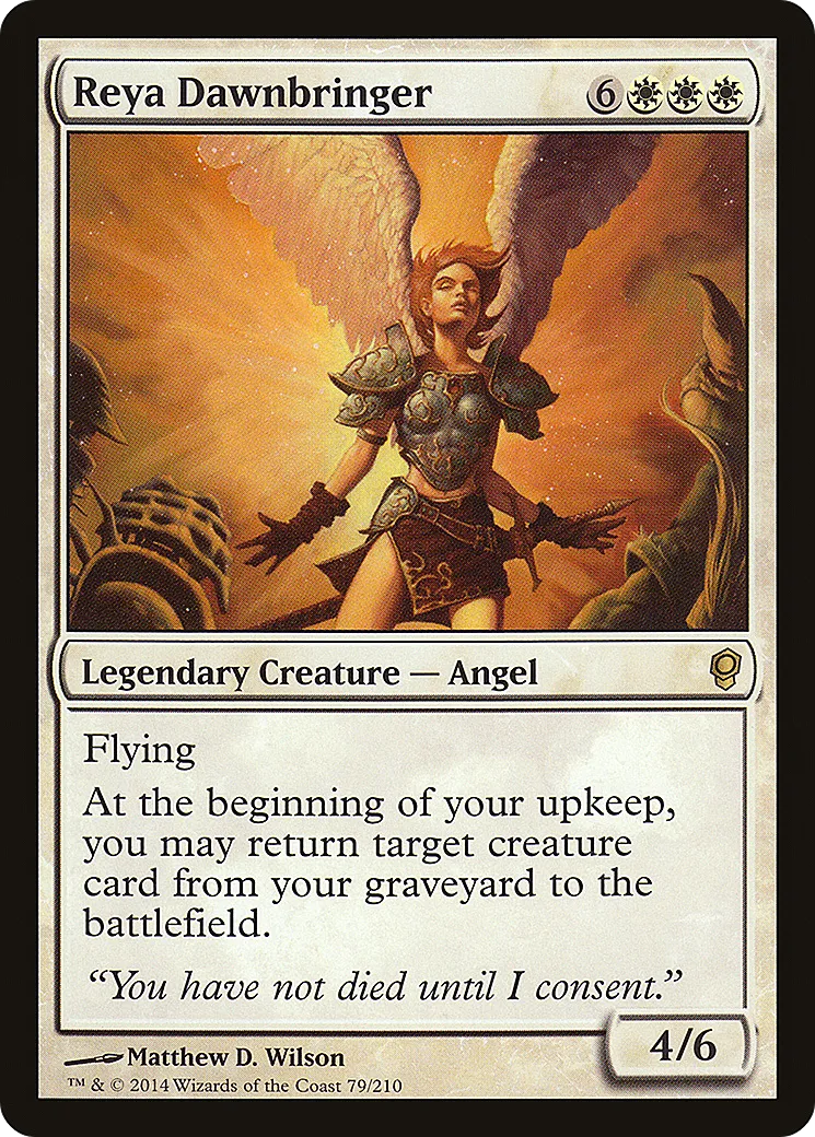Reya Dawnbringer — Conspiracy — Magic: The Gathering
