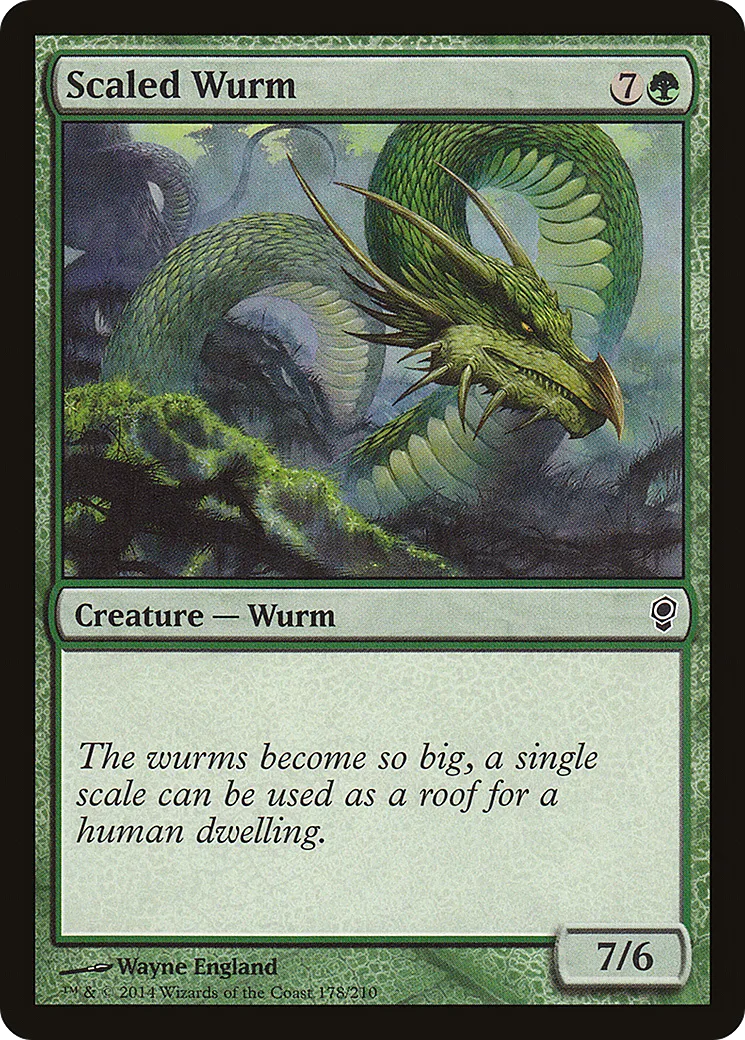Scaled Wurm — Conspiracy — Magic: The Gathering