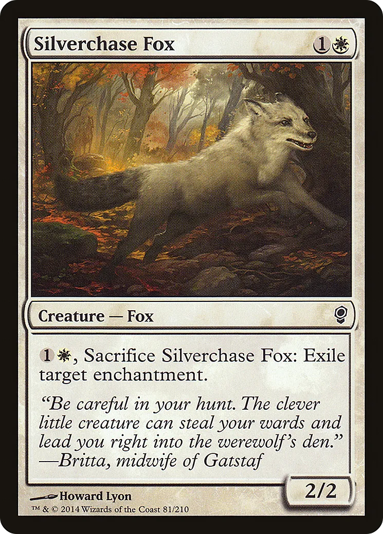Silverchase Fox — Conspiracy — Magic: The Gathering