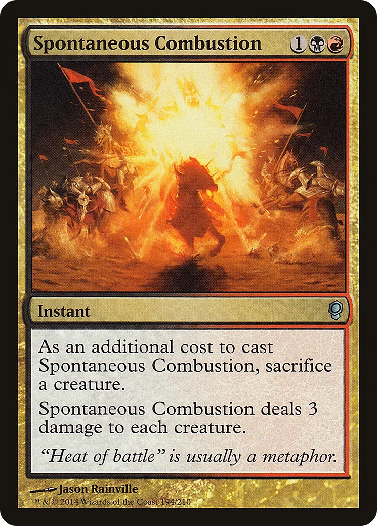 Combustion spontanée — Conspiracy — Magic: The Gathering