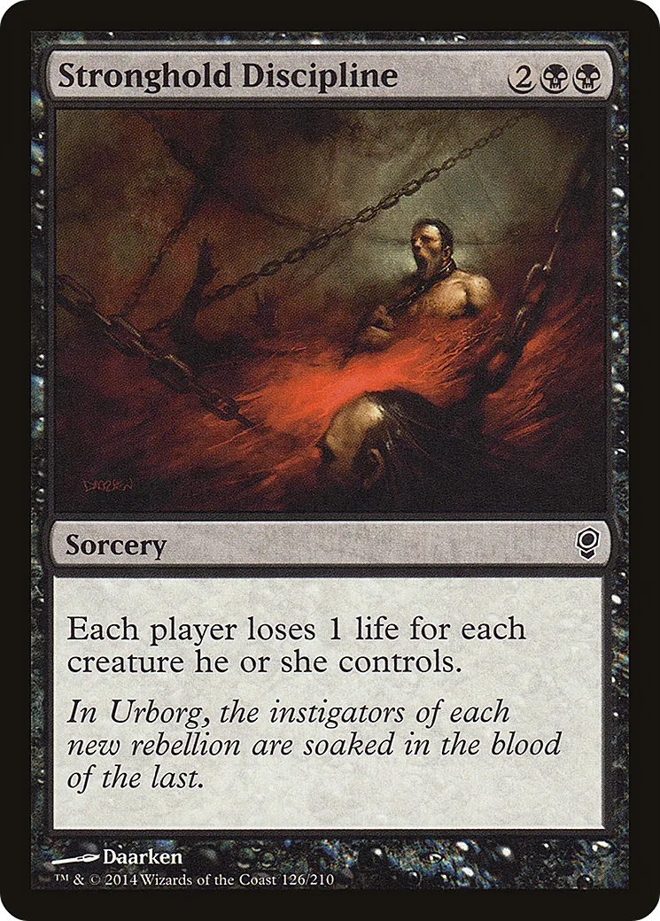 Discipline de la forteresse — Conspiracy — Magic: The Gathering