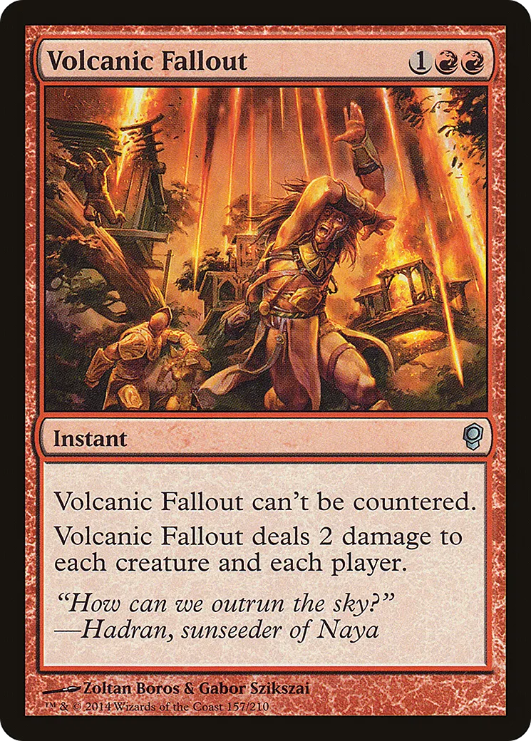 Volcanic Fallout — Conspiracy — Magic: The Gathering