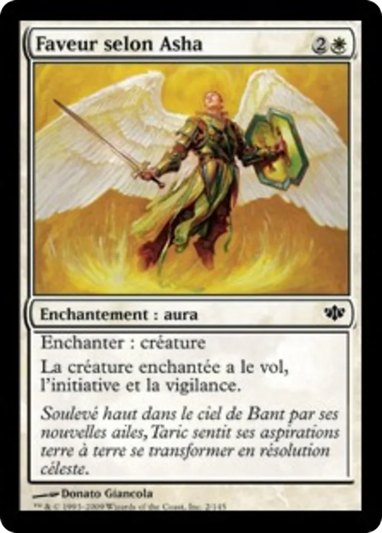 Faveur selon Asha — Conflux — Magic: The Gathering