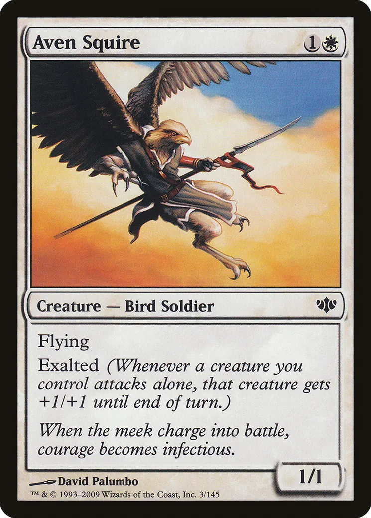 Aven Squire — Conflux — Magic: The Gathering