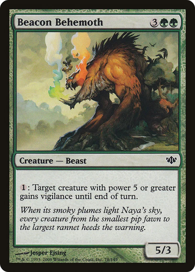Beacon Behemoth — Conflux — Magic: The Gathering