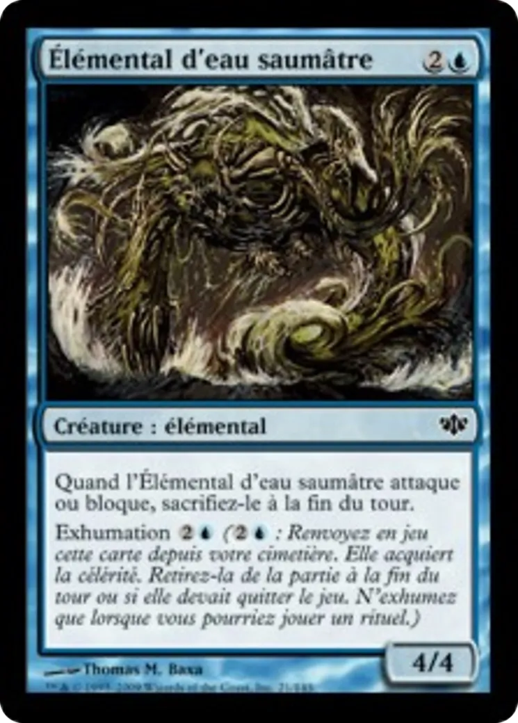 Élémental d'eau saumâtre — Conflux — Magic: The Gathering