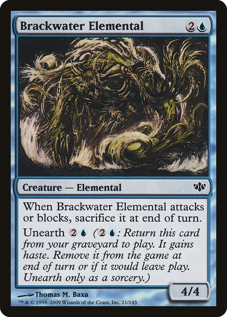 Brackwater Elemental — Conflux — Magic: The Gathering