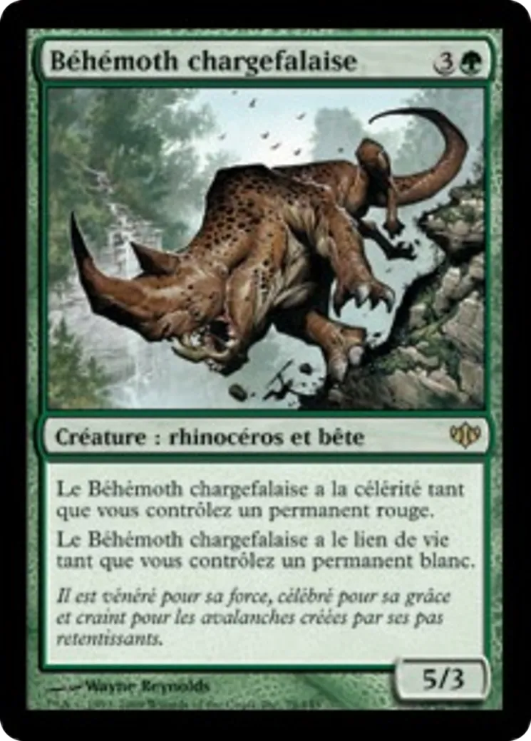 Béhémoth chargefalaise — Conflux — Magic: The Gathering